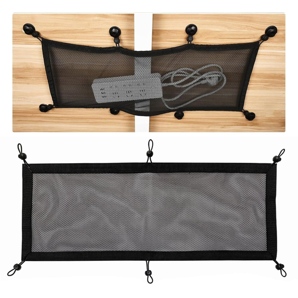 Cable Management Net - Under Desk Cable Management Tray - Wire Management Under Desk - Cord Organiser