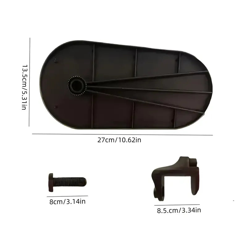 Ergonomic Arm Support Wrist Rest - Synthetic Rubber Computer Desk Extender - Office Chair Elbow Support, Pressure Relief