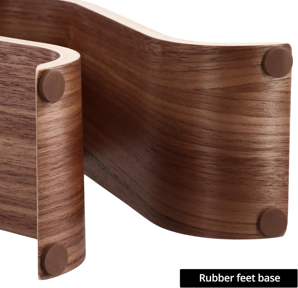 Wood Headphone Stand - Headset Holder, Arch Bridge Design - Universal Compatibility, Stylish Desk Headset Holder